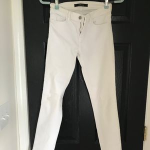 J Brand White Skinny Jeans in size 26